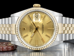 Rolex Datejust 36 Champagne Jubilee 16233 Crissy 